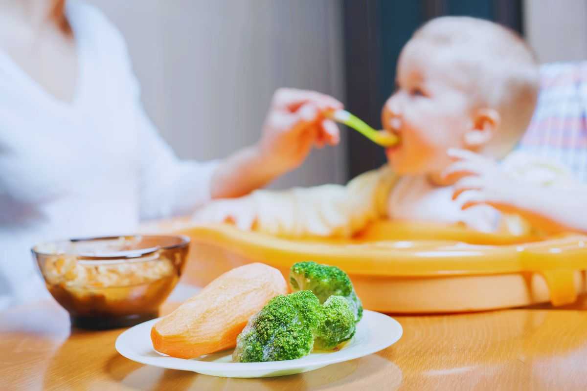 mamma da da mangiare al figlio